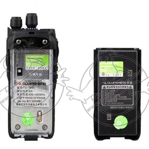 Аккумулятор для рации Quansheng TG-1680/TG-1690